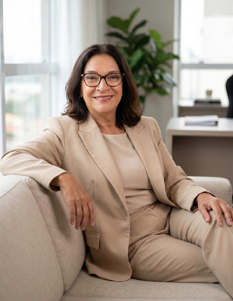 Verônica Lima em seu consultório